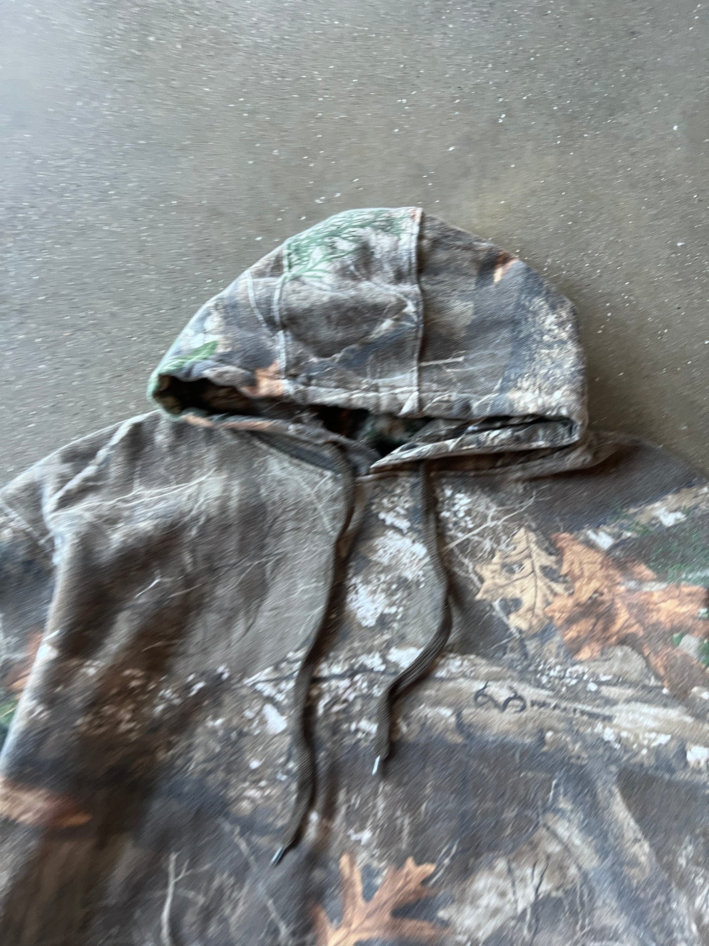 Vintage RealTree Camo Oversized Hoodie - S