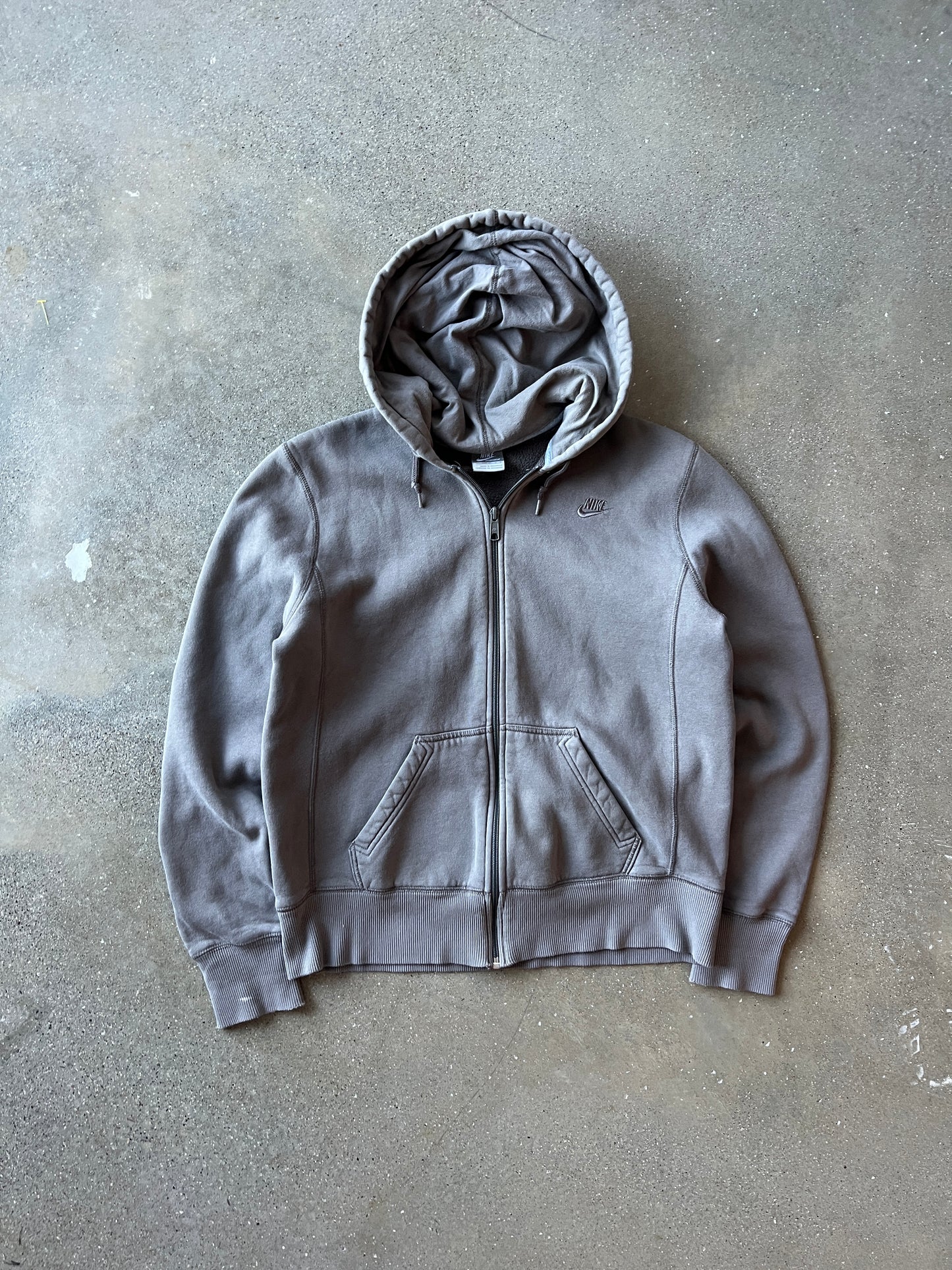 Vintage Mocha Brown Nike Hoodie - S