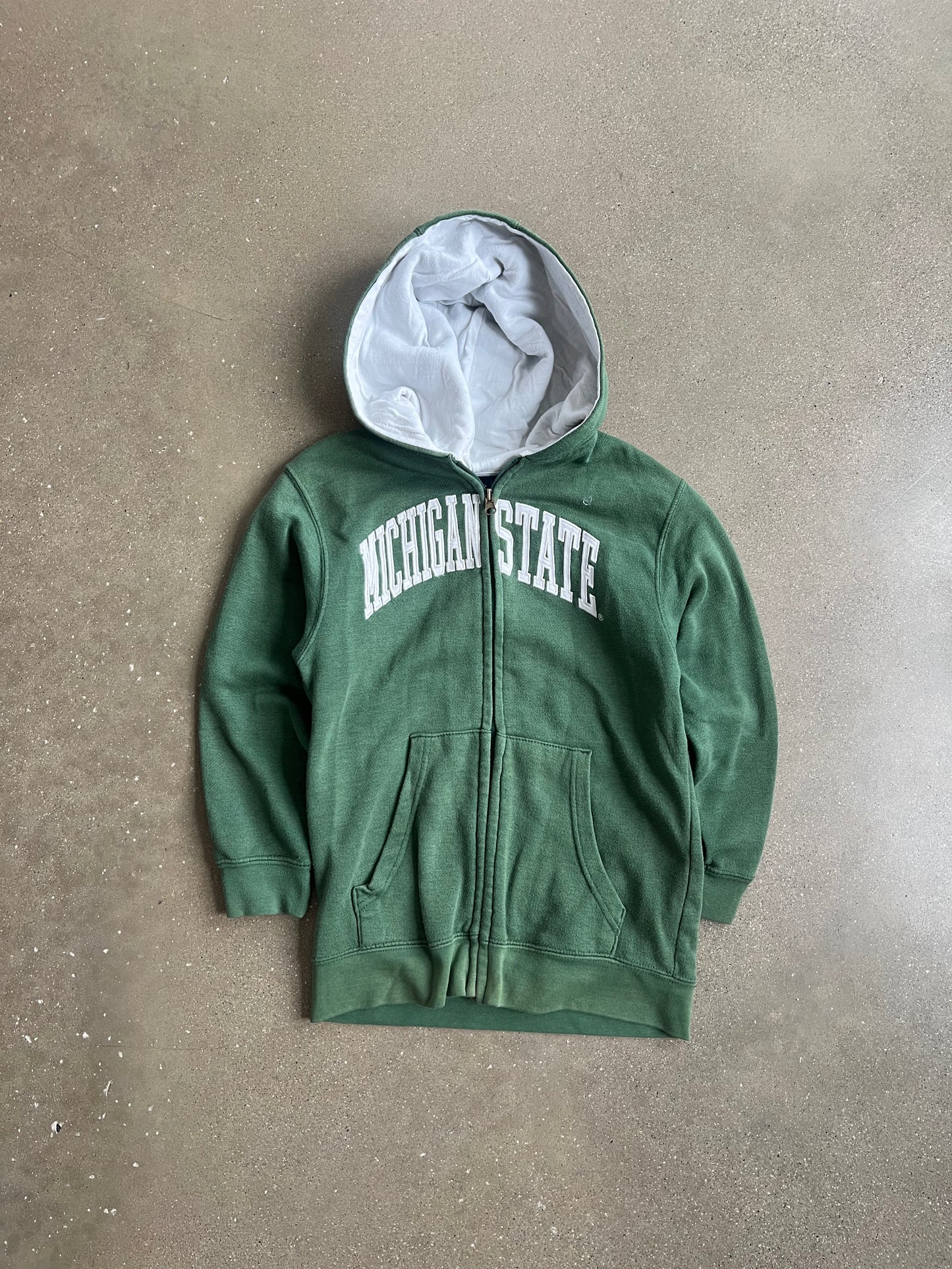Vintage Green Michigan State Hoodie - XS