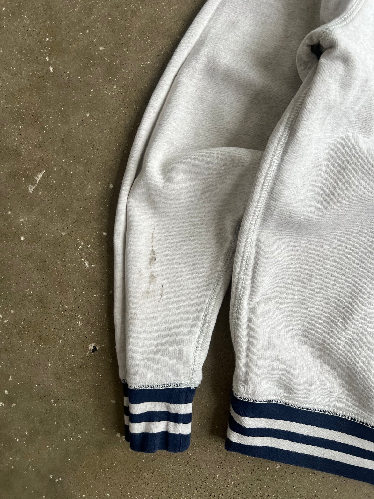 Vintage White Polo Spellout Crew - S