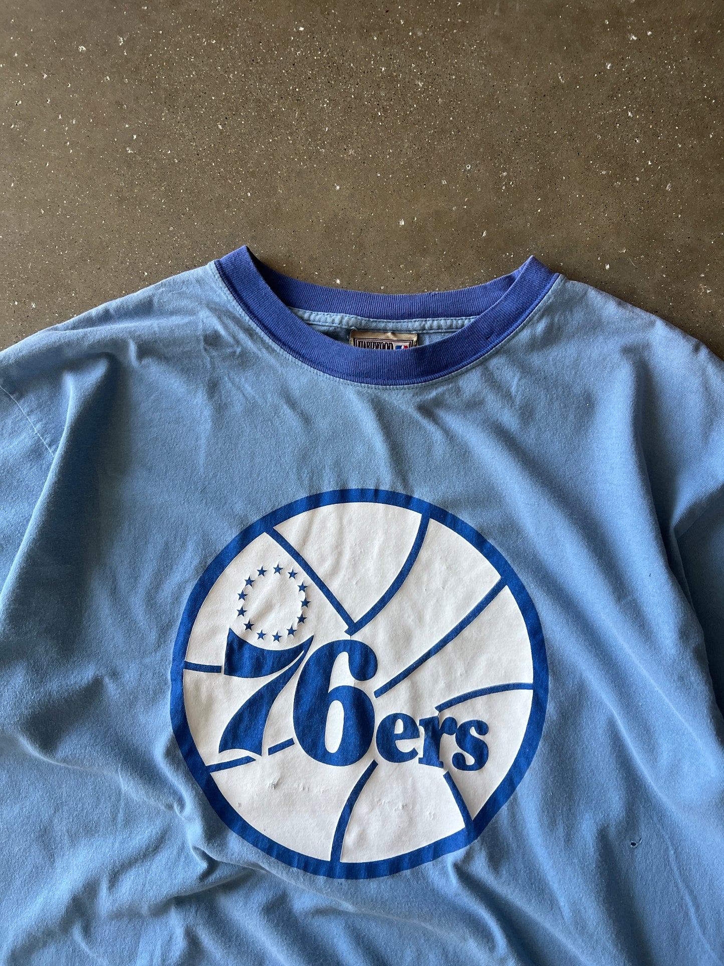 Vintage Sky Blue 76rs Shirt - XL