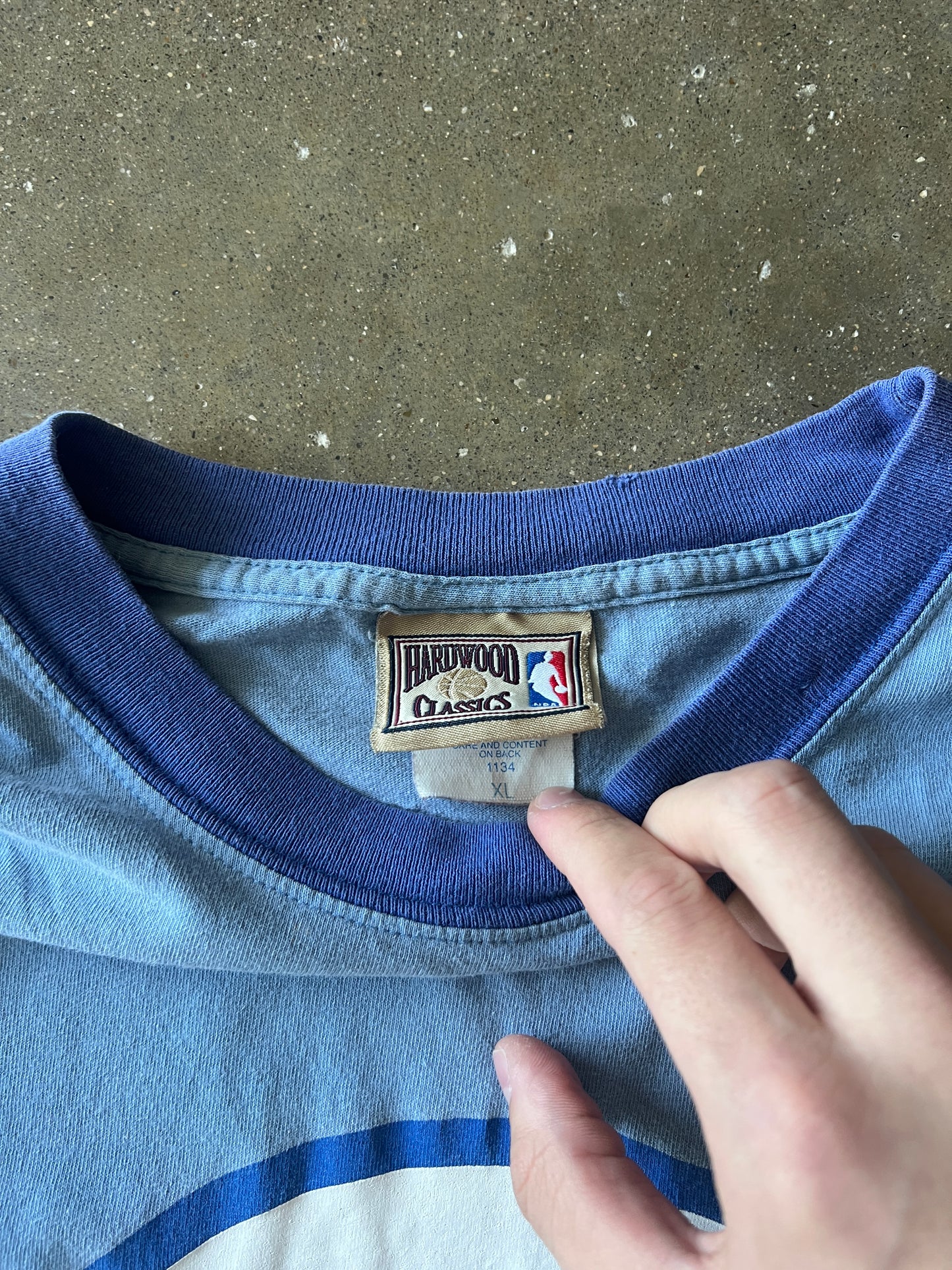 Vintage Sky Blue 76rs Shirt - XL