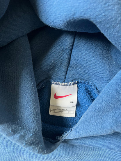 Royal Blue Nike Center Swoosh Hoodie - XL
