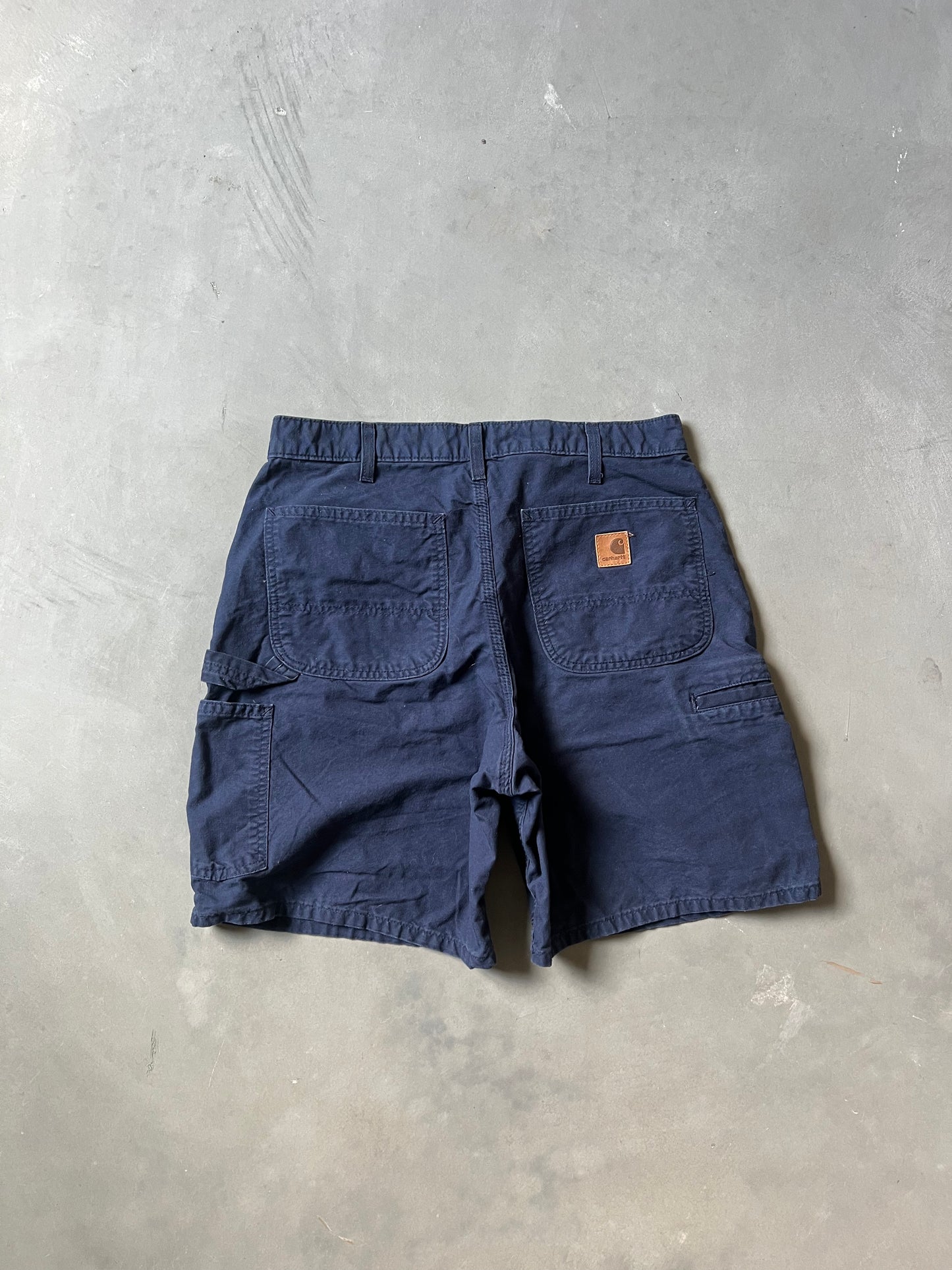 Vintage Navy Blue Carhartt Carpeter Shorts - 33