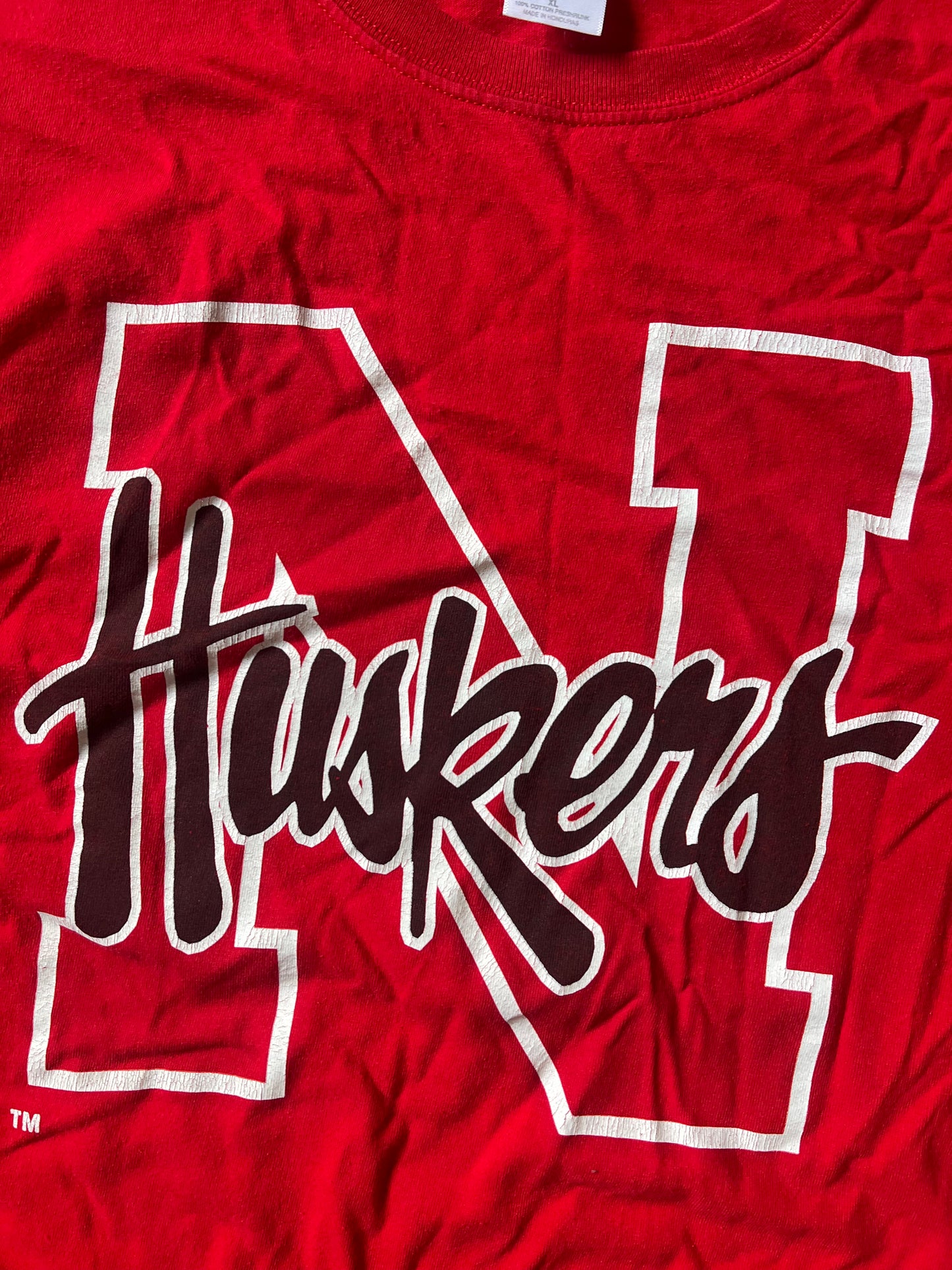Vintage Nebraska Huskers Shirt - XL