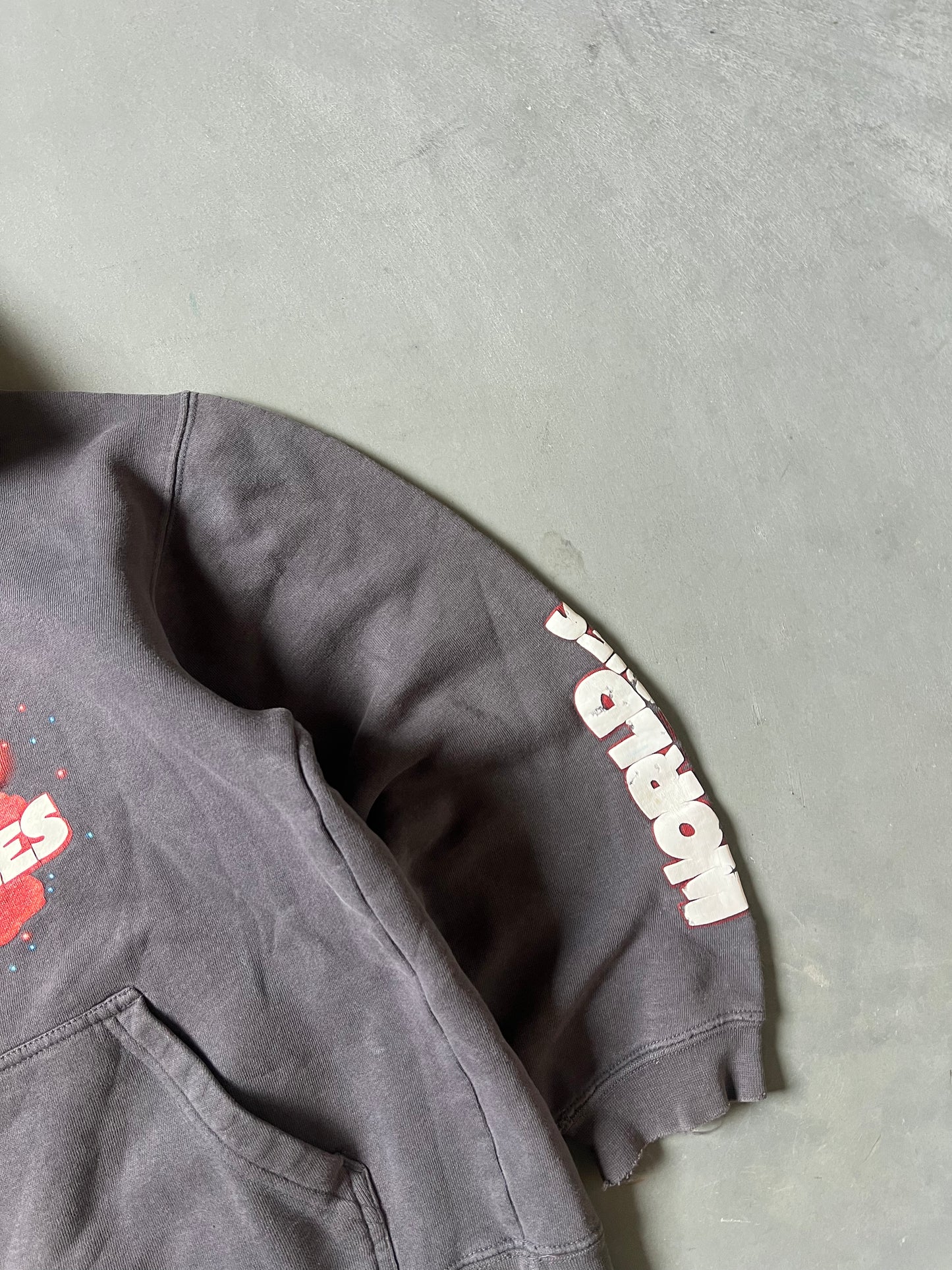 Vintage world industries flame boy skate hoodie - YL
