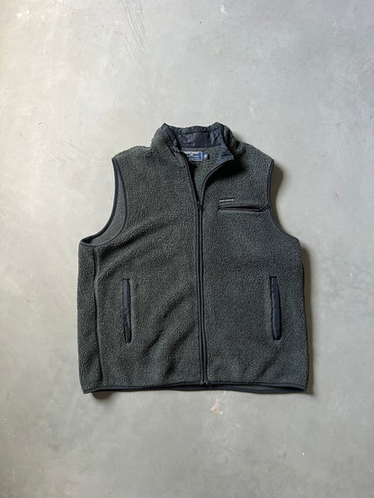 Vintage Dark Green Polo Sport Vest - XXL