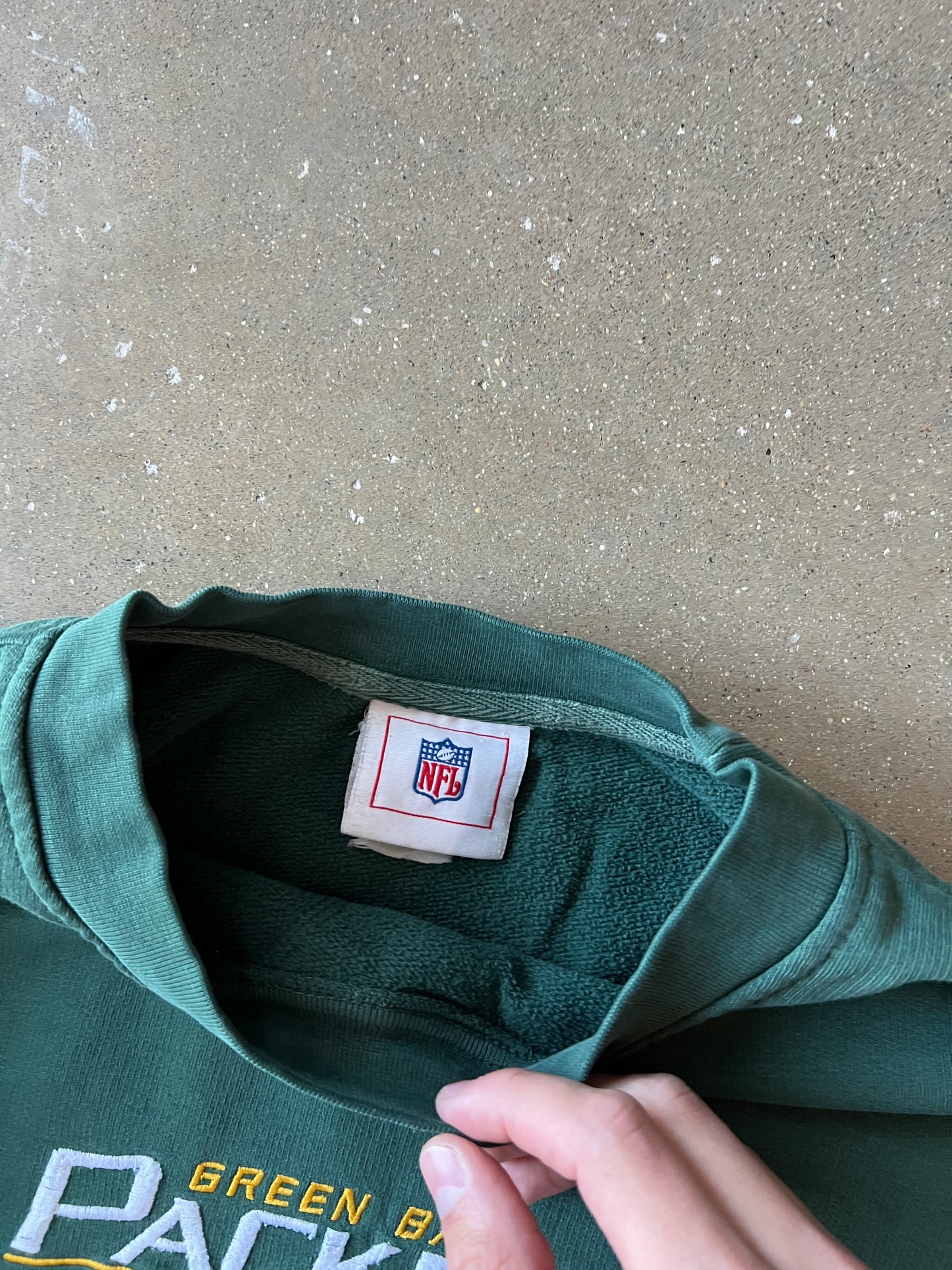 Vintage 90s Green Bay Packers Crew - XL