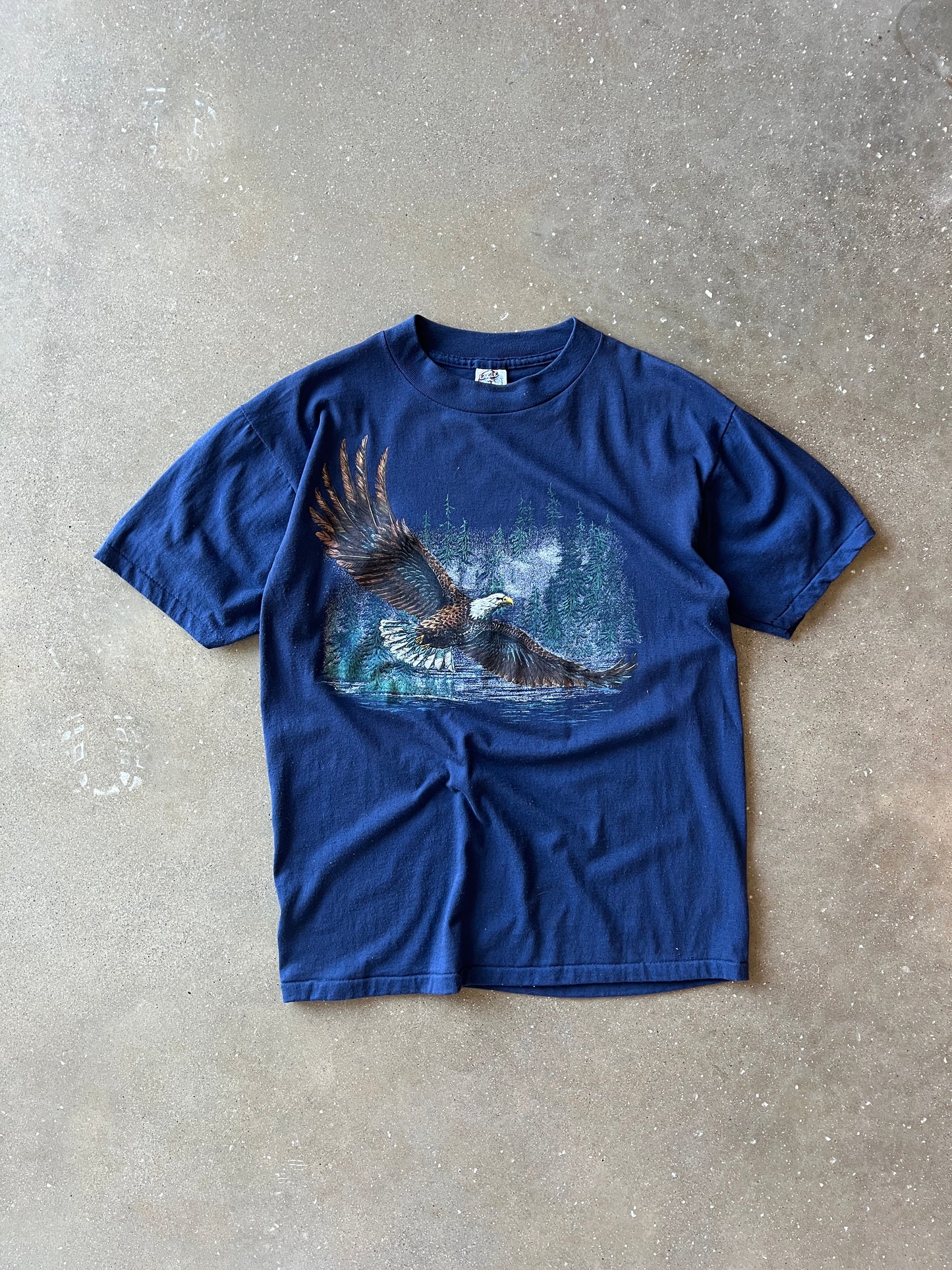Vintage Navy Blue Eagle Shirt - L
