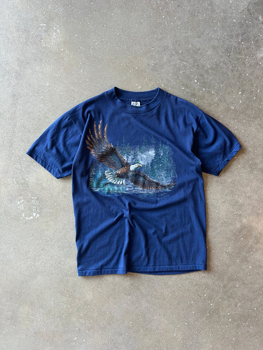 Vintage Navy Blue Eagle Shirt - L