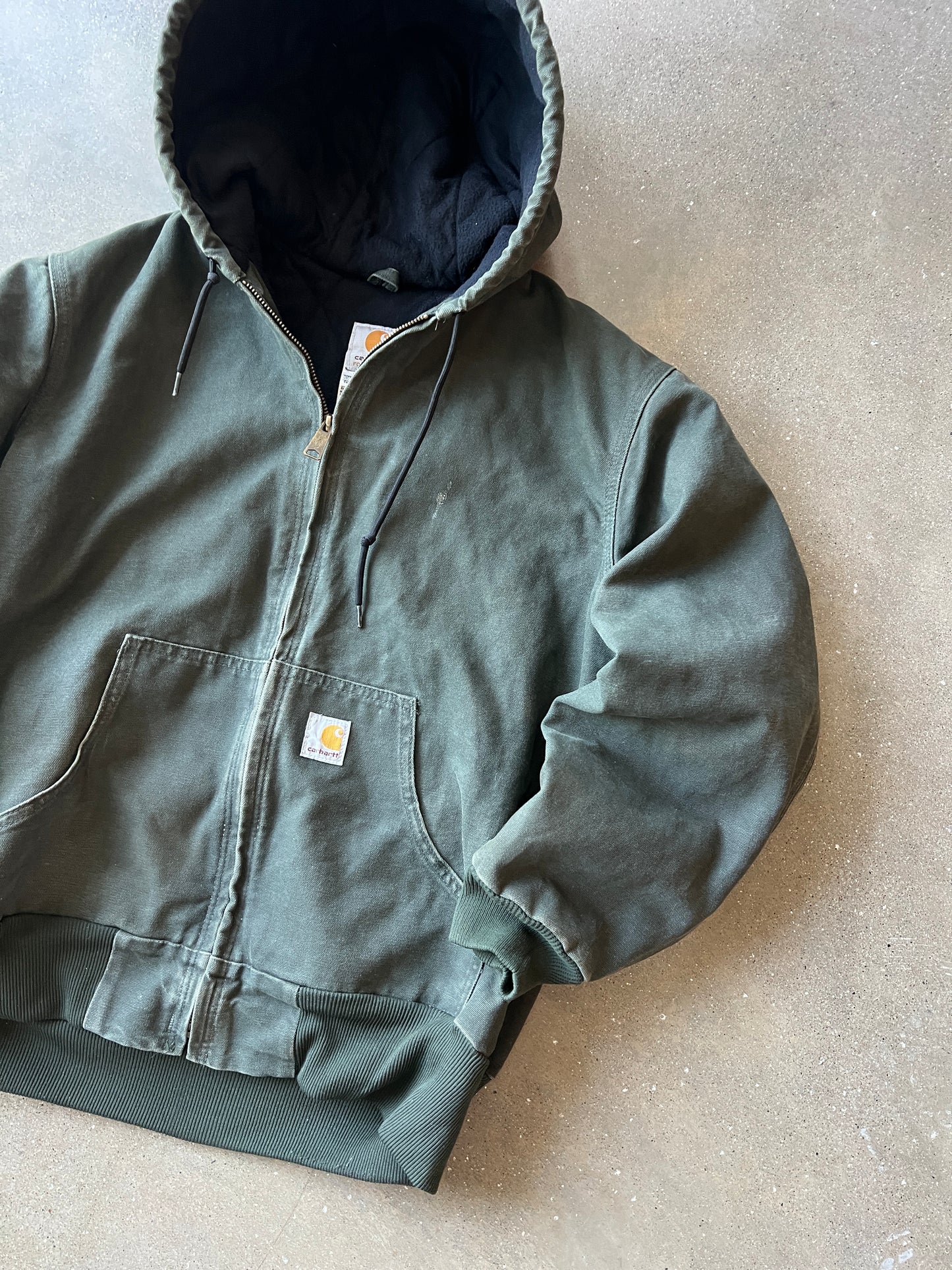 Vintage Moss Green Carhartt Jacket - M