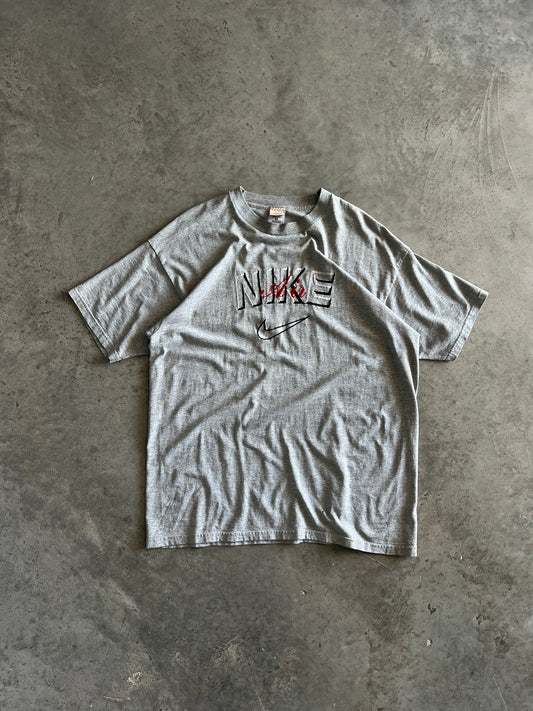 Vintage Grey Nike Spellout Shirt - L