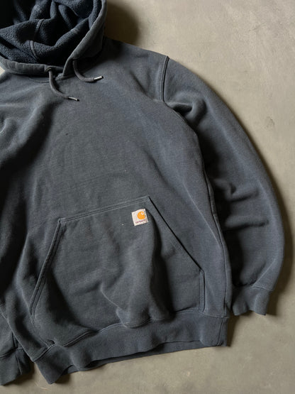 Vintage Light Grey Carhartt Hoodie - S