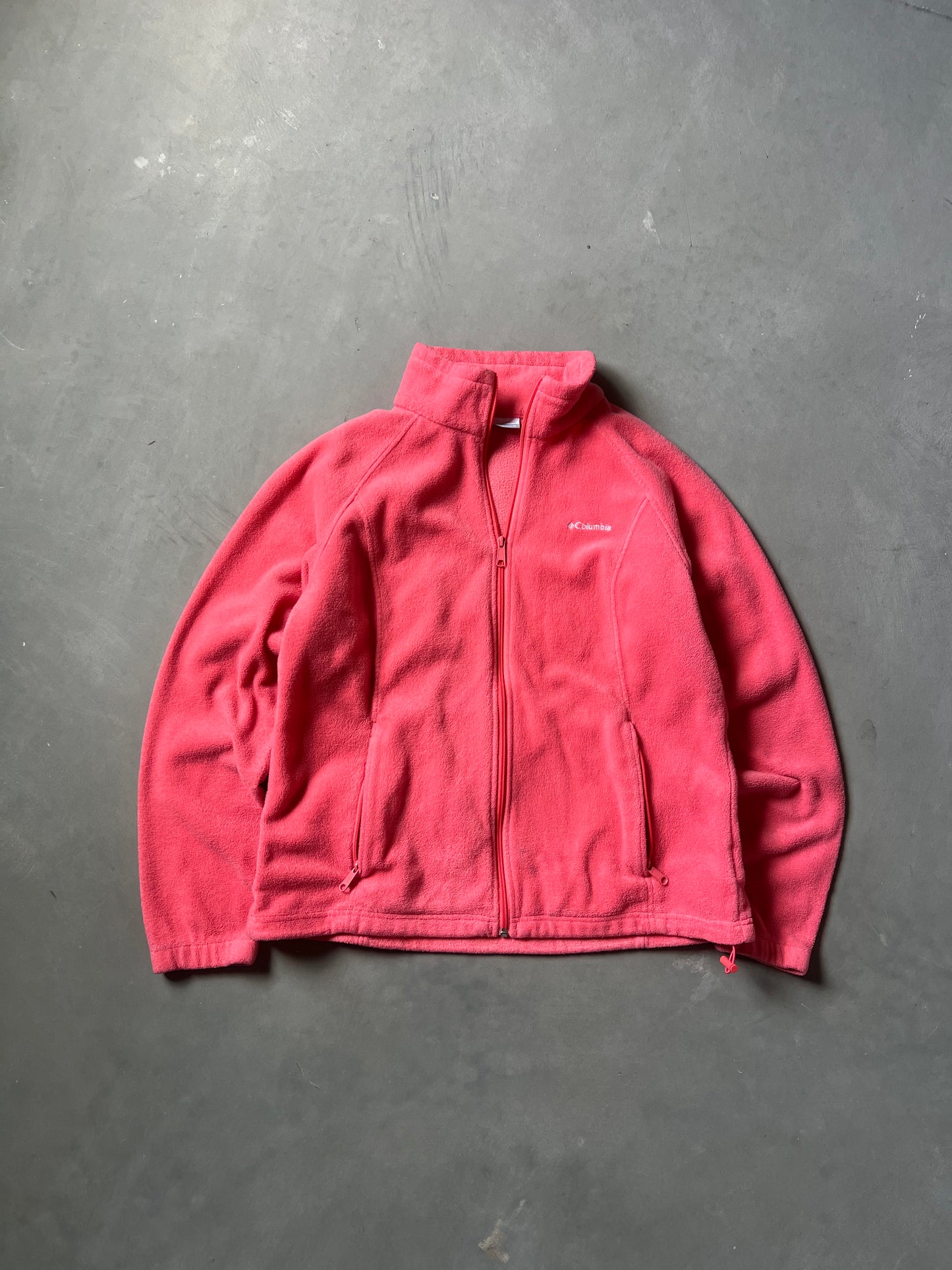 Vintage Pink Columbia Fleece Jacket - XL