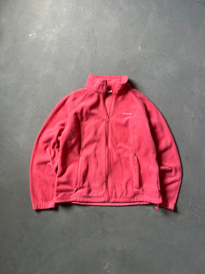 Vintage Pink Columbia Fleece Jacket - XL