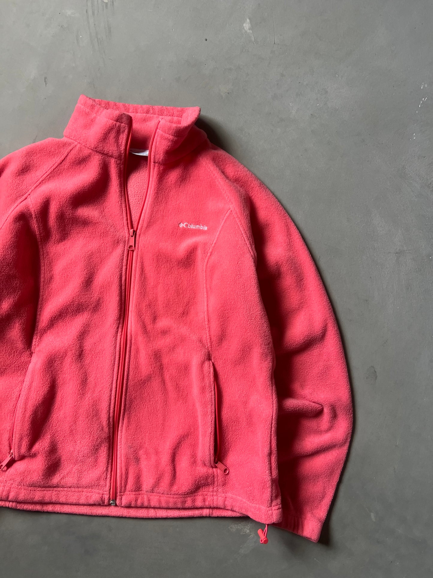 Vintage Pink Columbia Fleece Jacket - XL