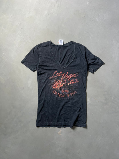 Vintage Black Harley Davidson Lace Top - XL