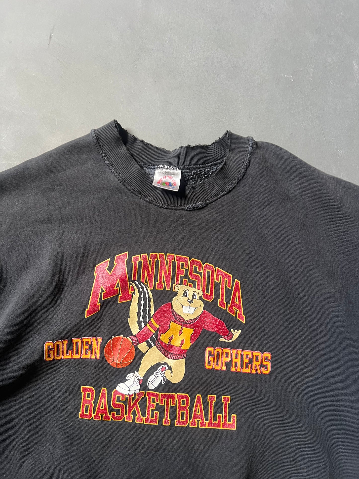 Vintage Black Minnesota Gophers Sweatshirt - XL