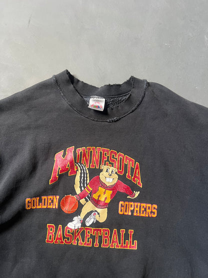 Vintage Black Minnesota Gophers Sweatshirt - XL