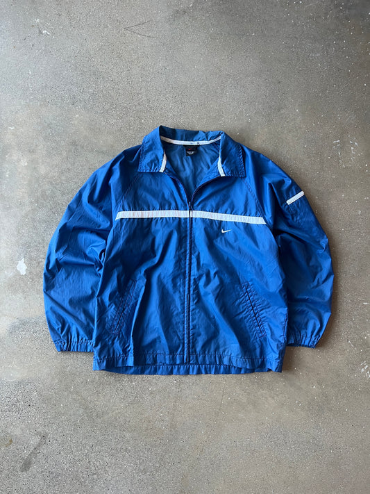 Vintage Sky Blue Nike Swoosh Jacket - M