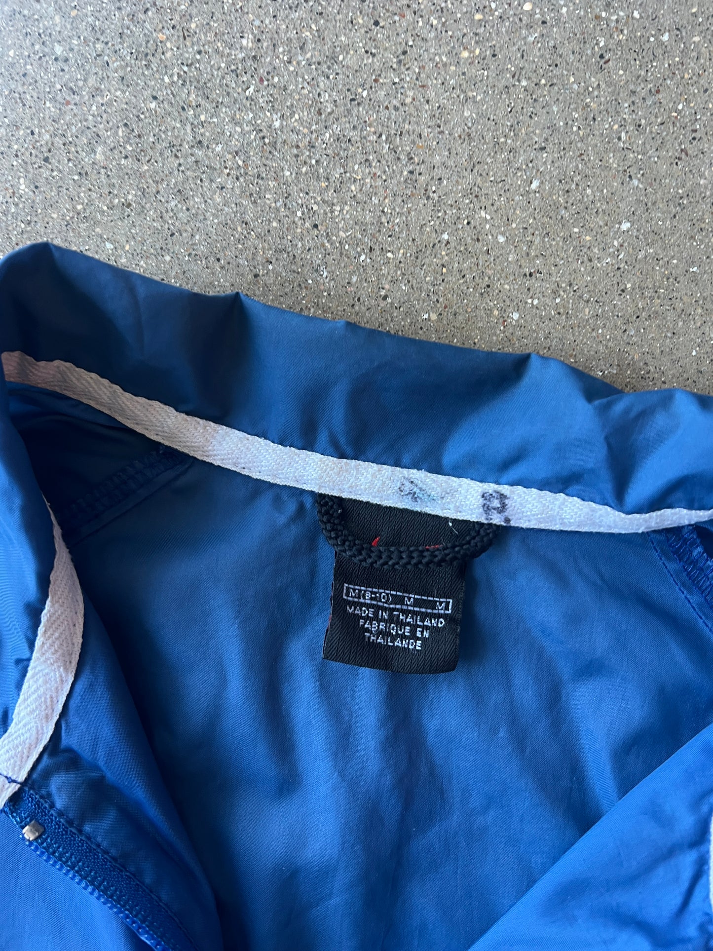 Vintage Sky Blue Nike Swoosh Jacket - M