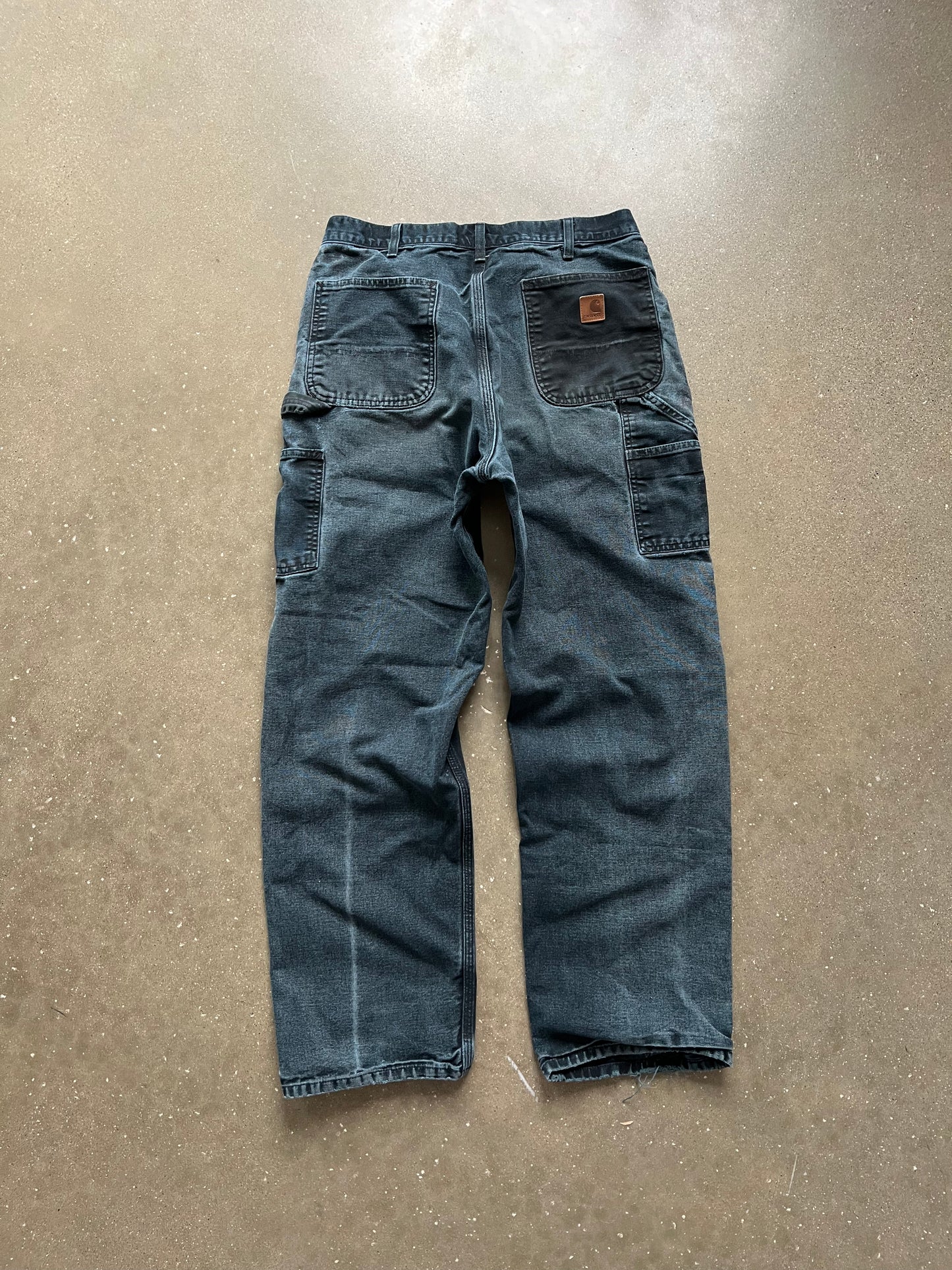 Vintage Faded Black Carhartt Pants - 34