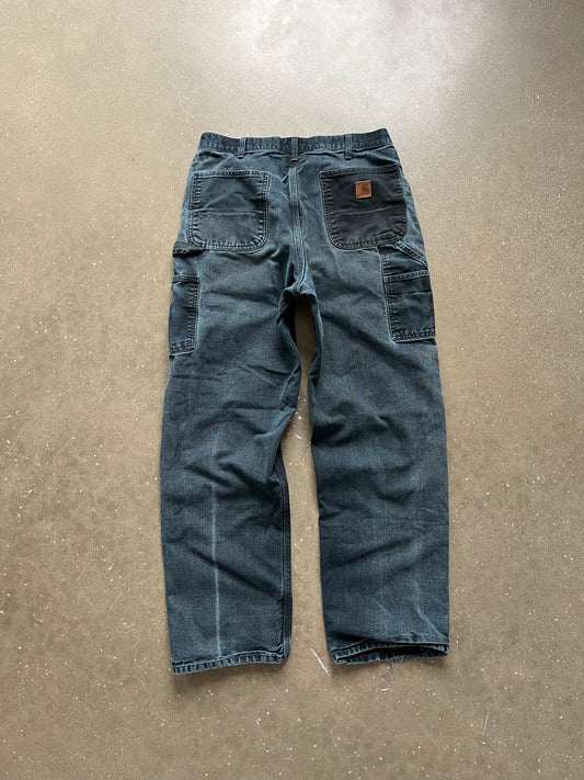 Vintage Faded Black Carhartt Pants - 34