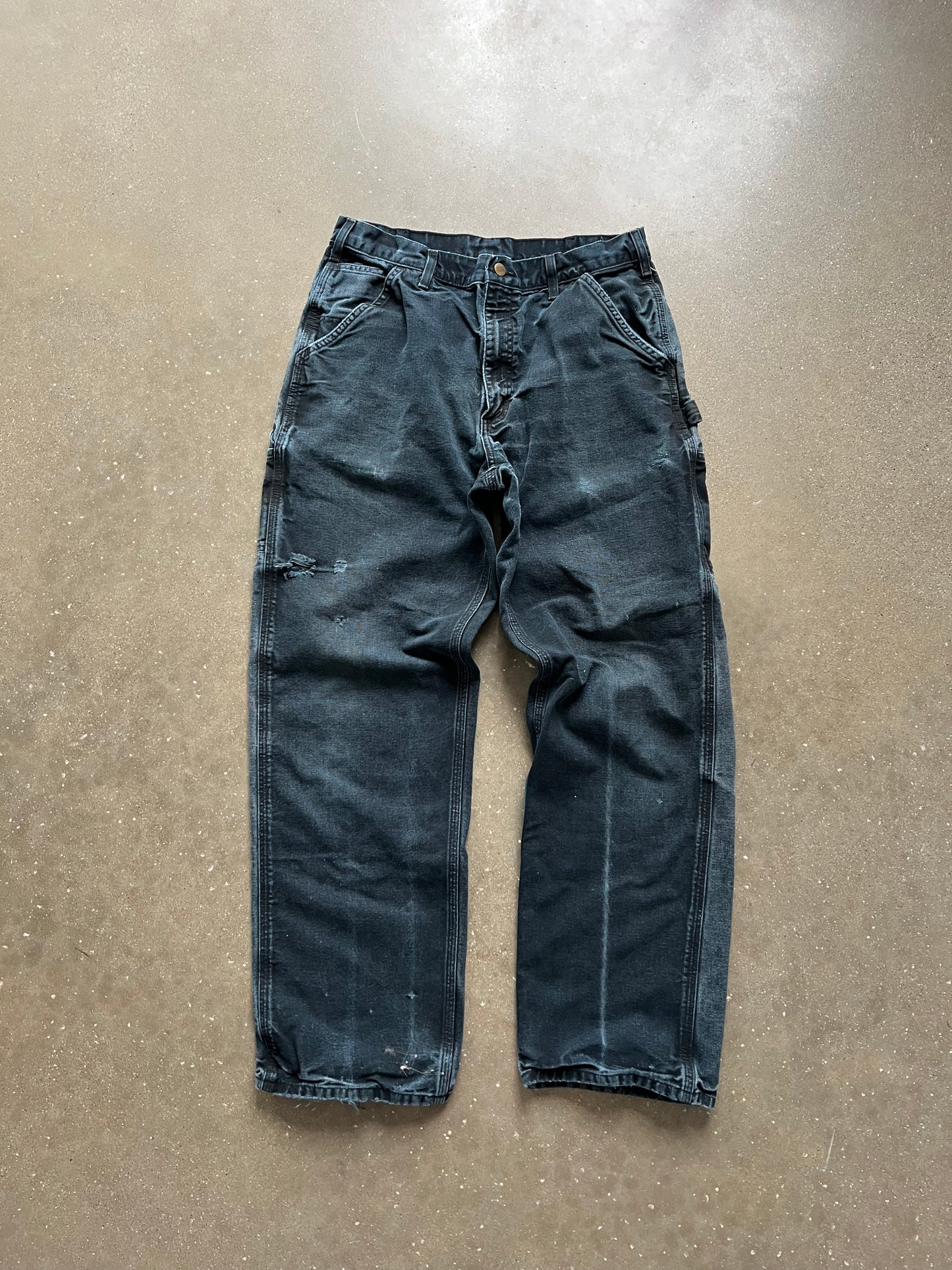 Vintage Faded Black Carhartt Pants - 34