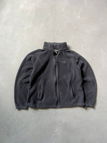 Columbia Black Full Zip Fleece - XL