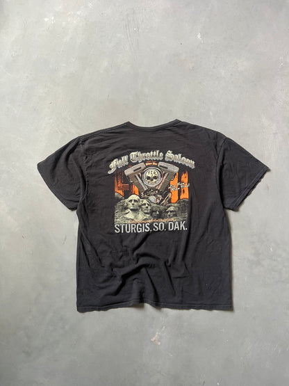 Black Full Throttle Saloon Graphic Tee - XL