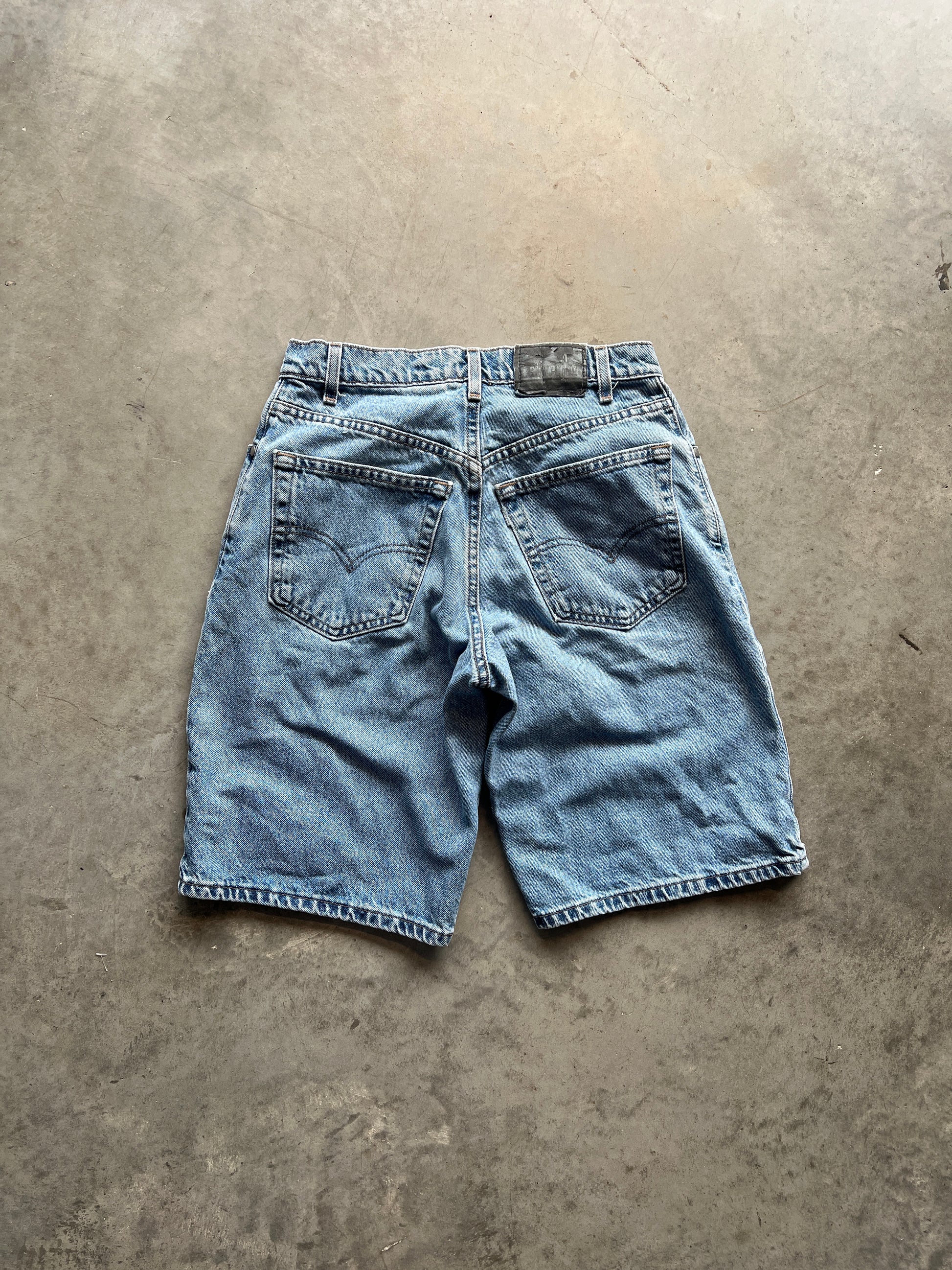 Vintage Denim Blue Levi Silvertab Shorts - 29
