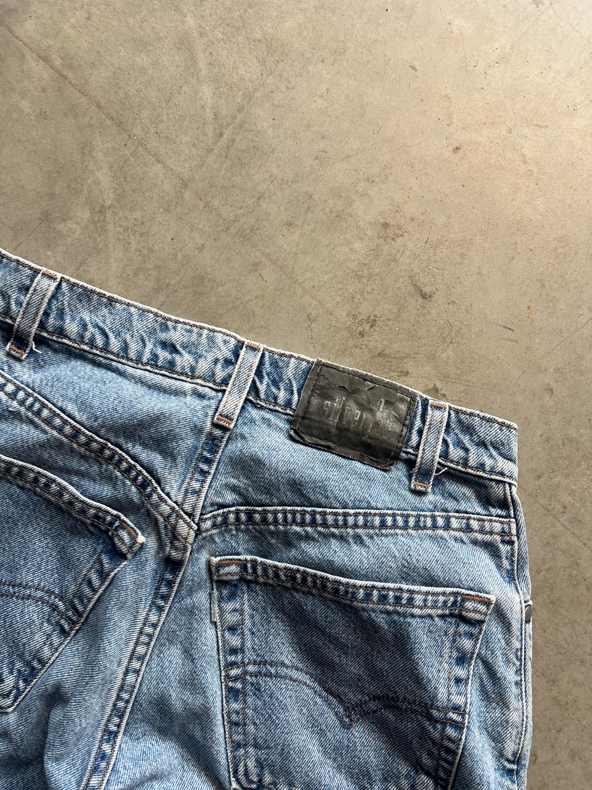 Vintage Denim Blue Levi Silvertab Shorts - 29
