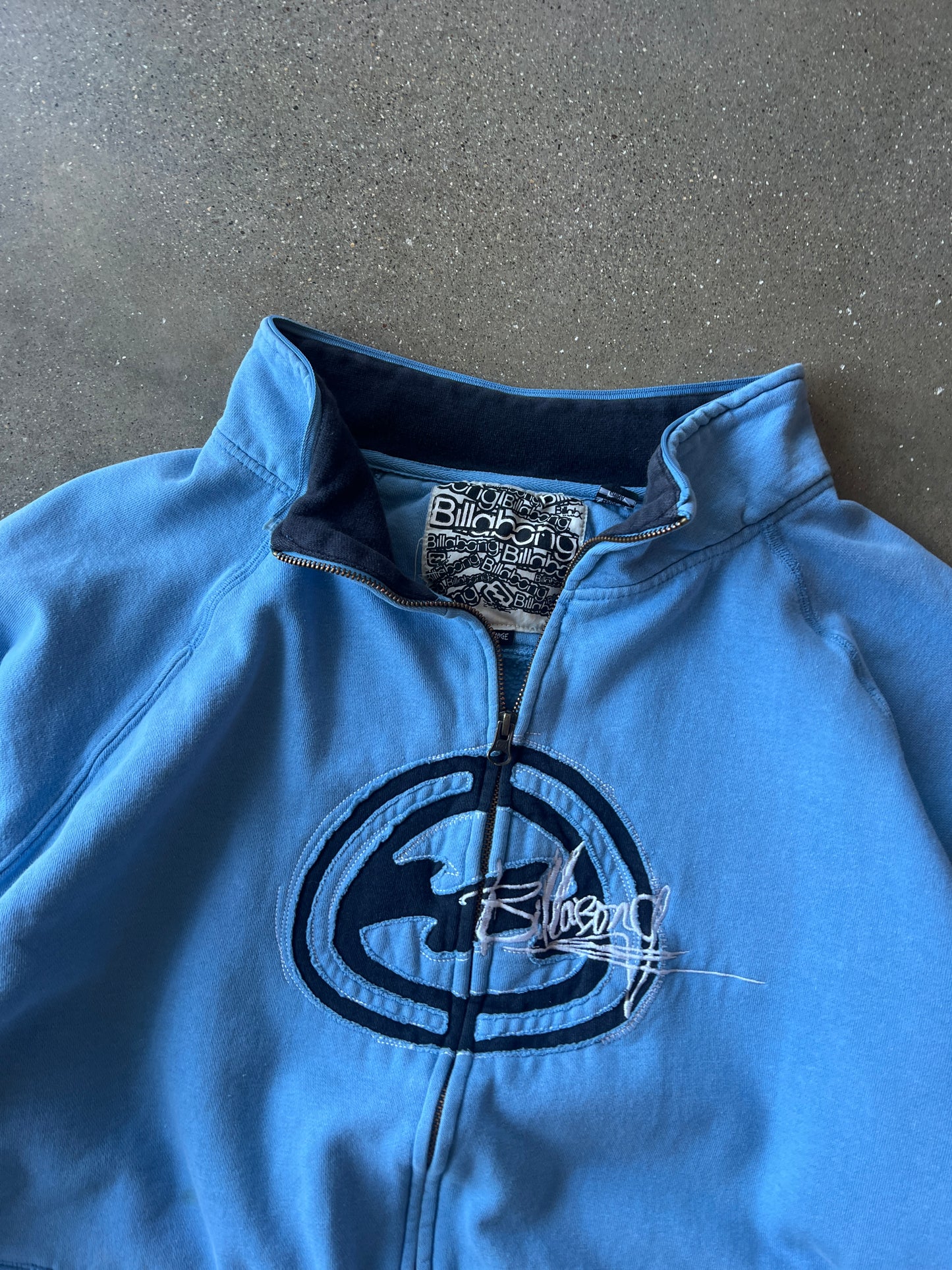 Vintage Sky Blue Billabong Sweatshirt - XL
