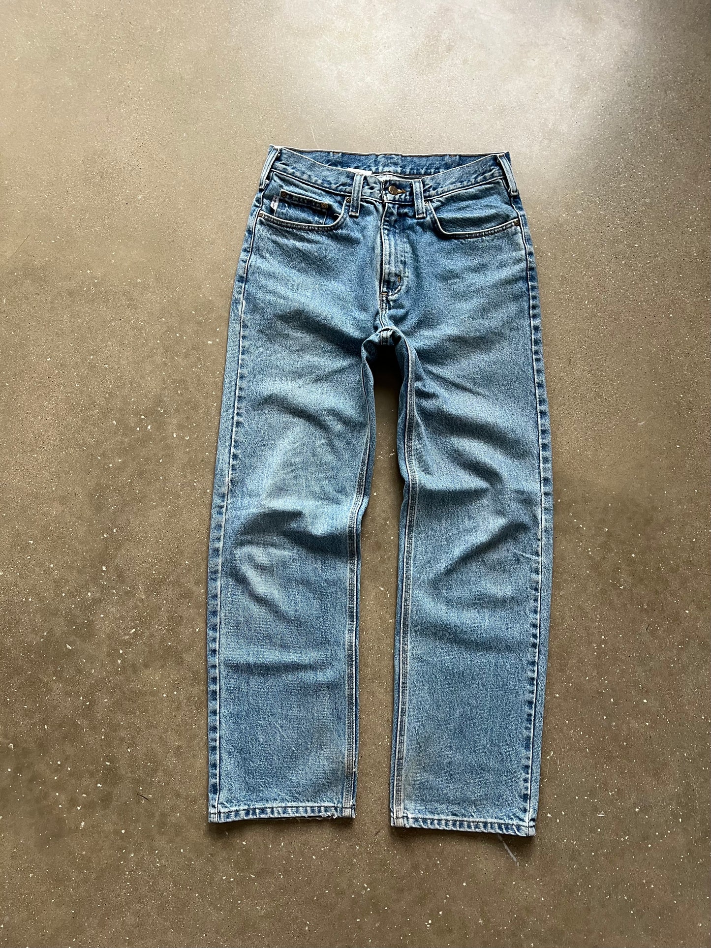 Vintage Denim Blue Carhartt Carpenter Pants - 32