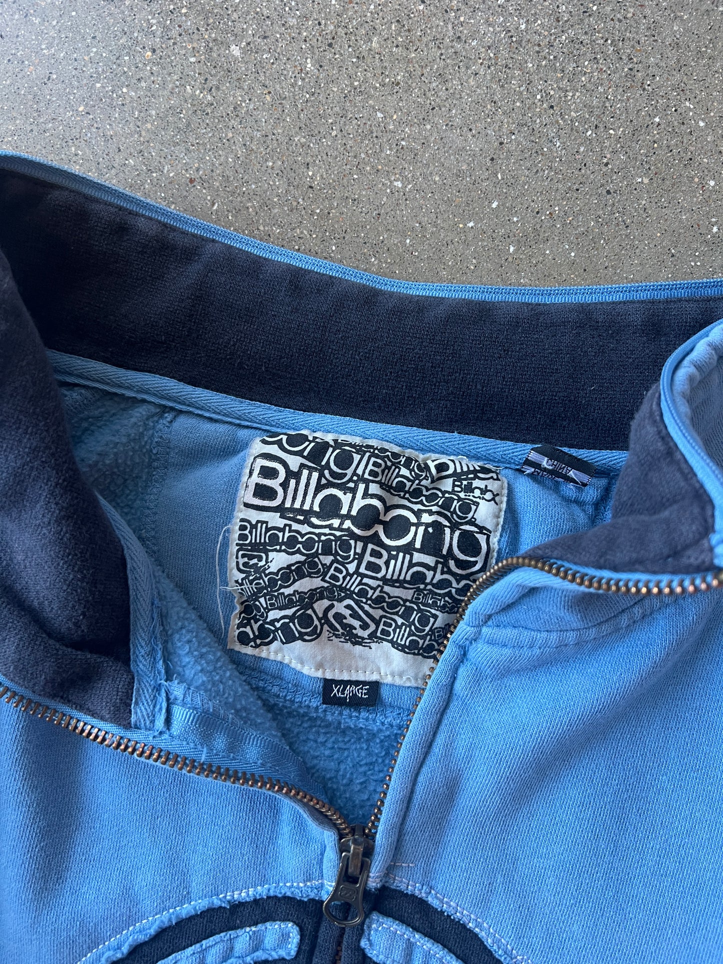 Vintage Sky Blue Billabong Sweatshirt - XL