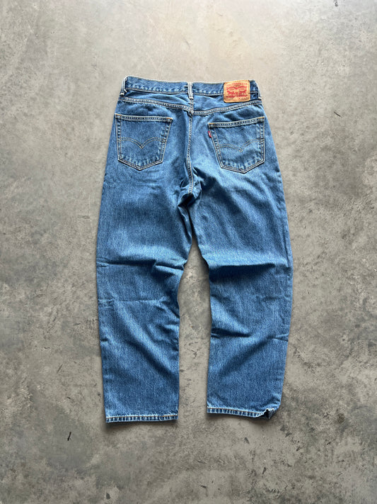 Vintage Denim Blue Levi 550 Pants - 34x30