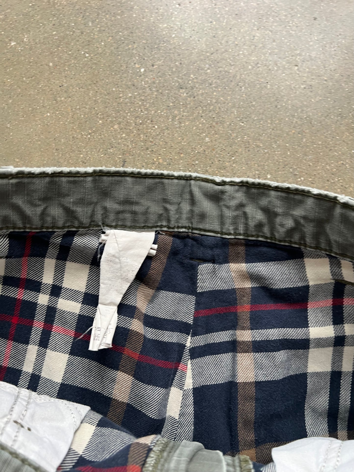 Vintage Green Carhartt Cargo Faded Pants - 34