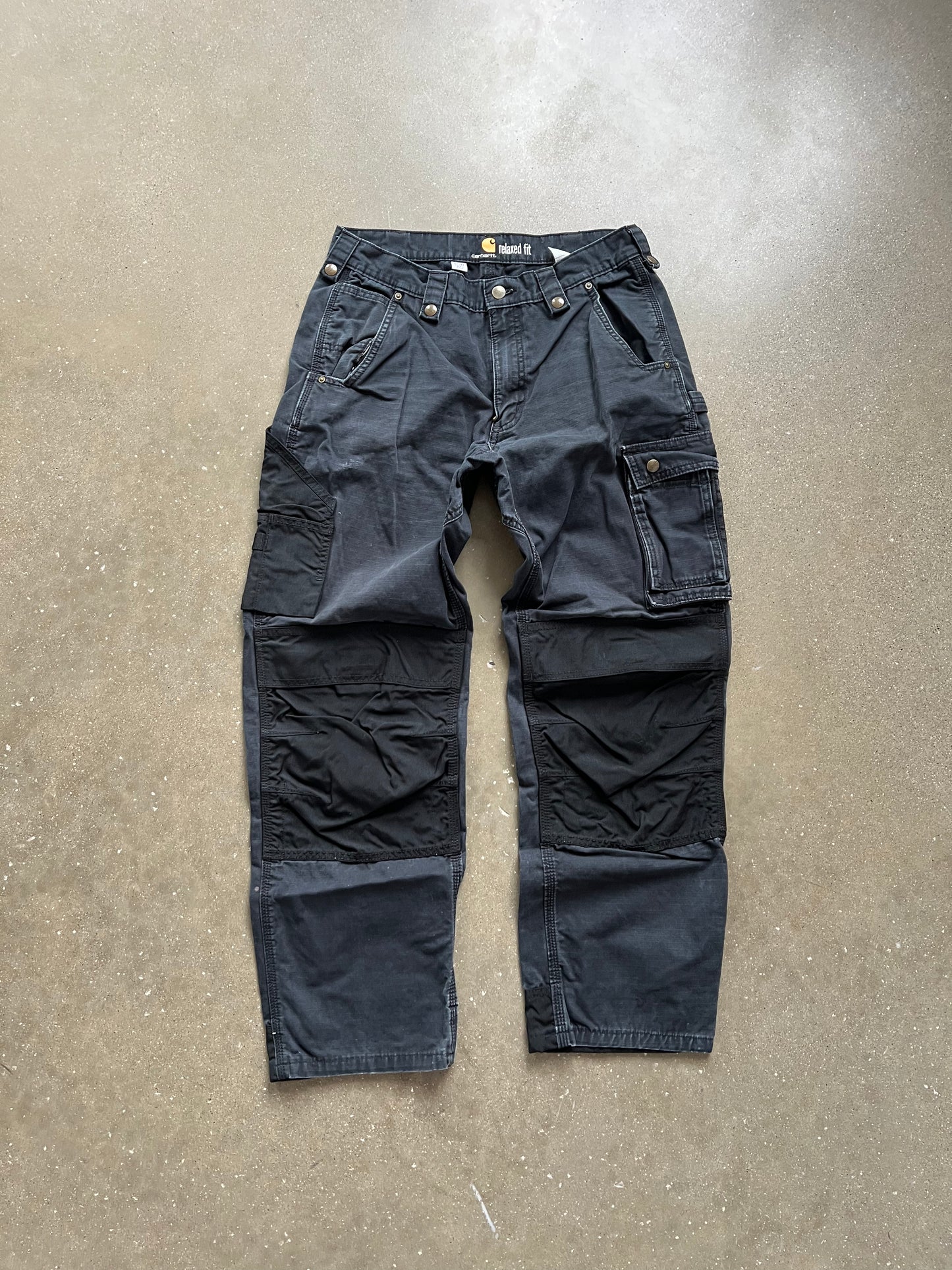 Vintage Black Carhartt Cargo Pants - 34