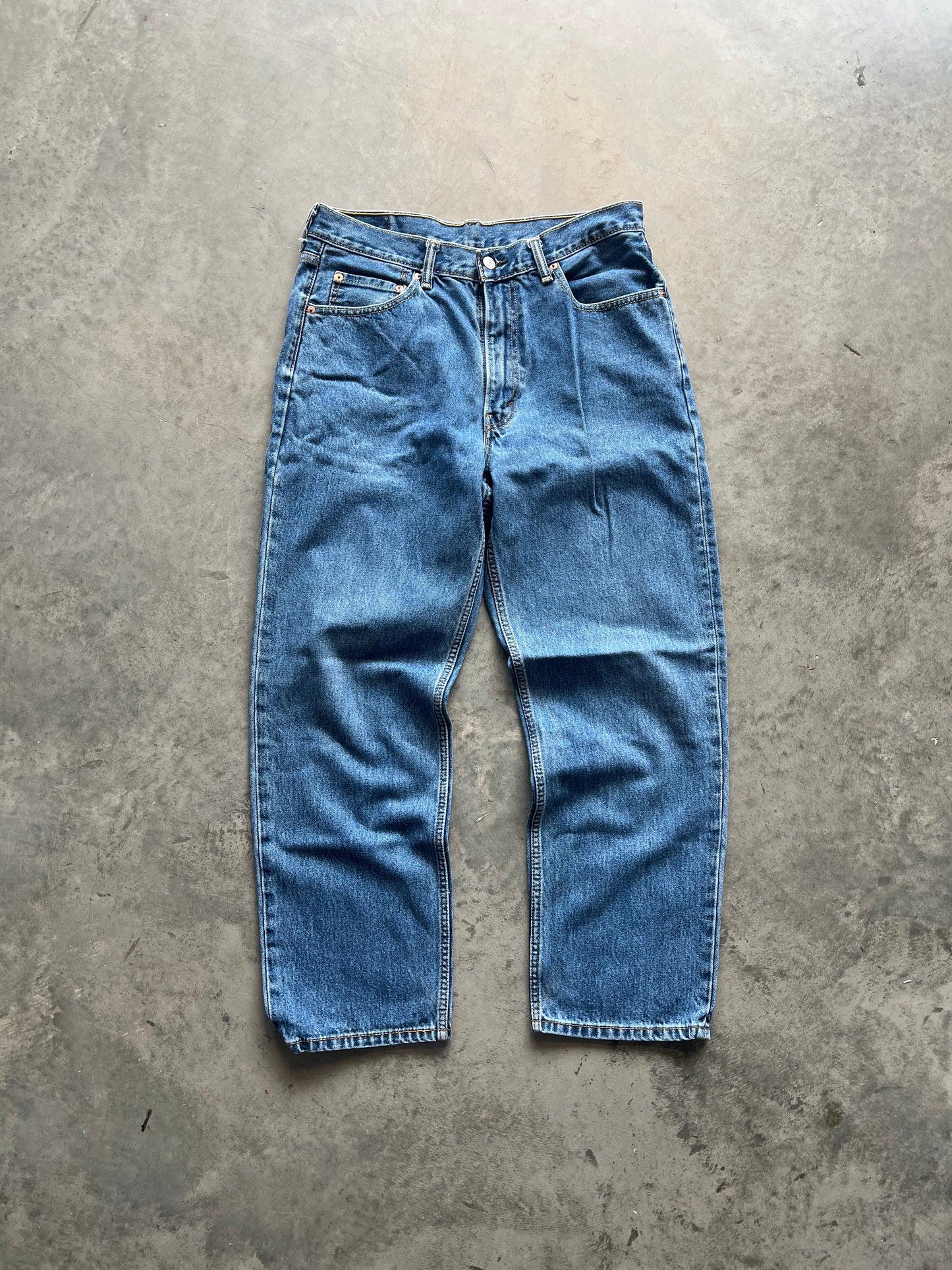 Vintage Denim Blue Levi 550 Pants - 34x30