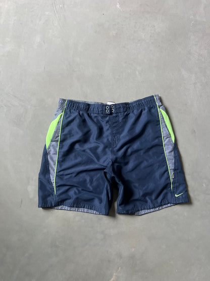 Y2k Baggy Nike Swoosh Shorts - L