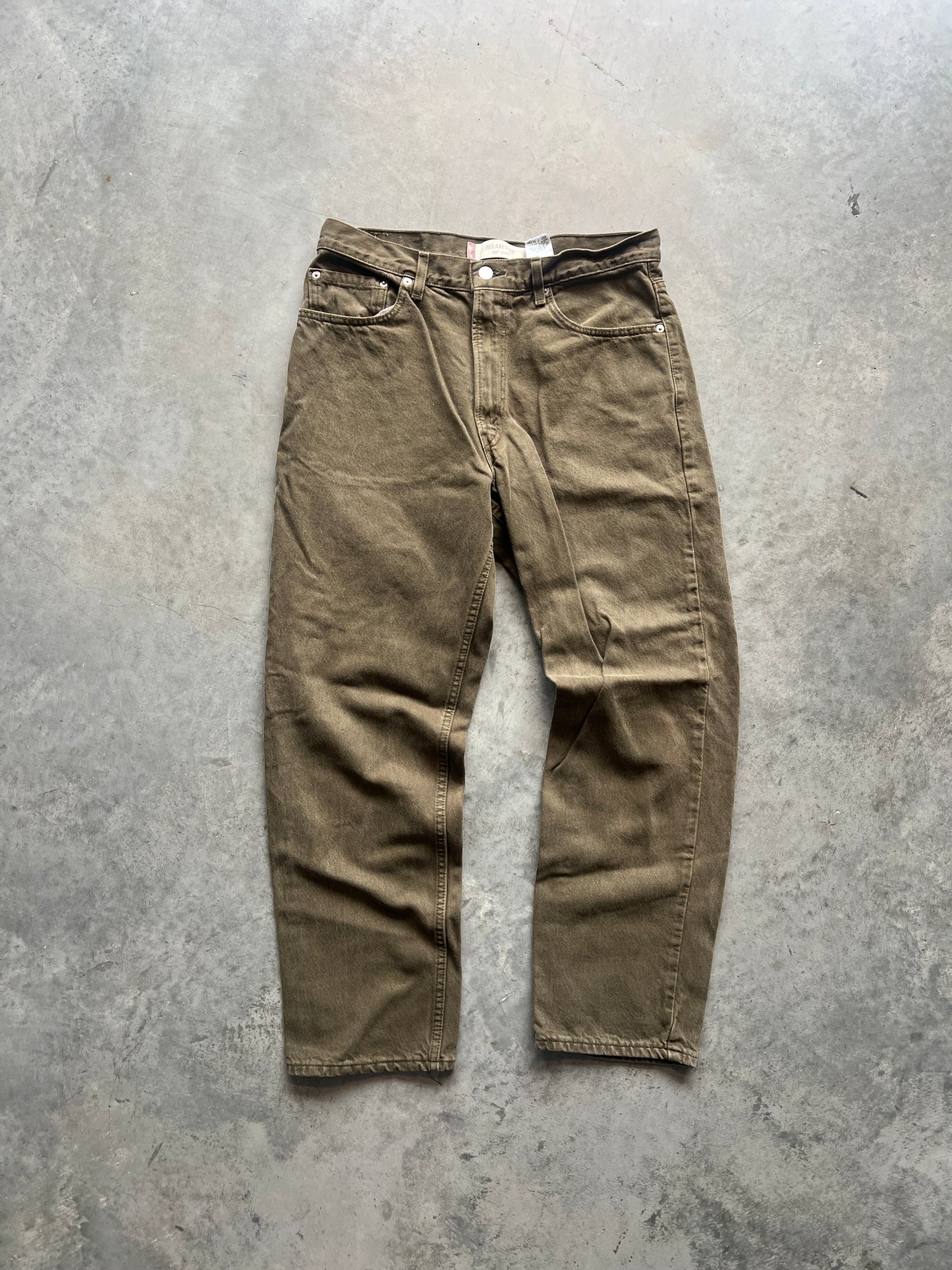 Vintage Dark Green Levi 550 Pants - 34x30
