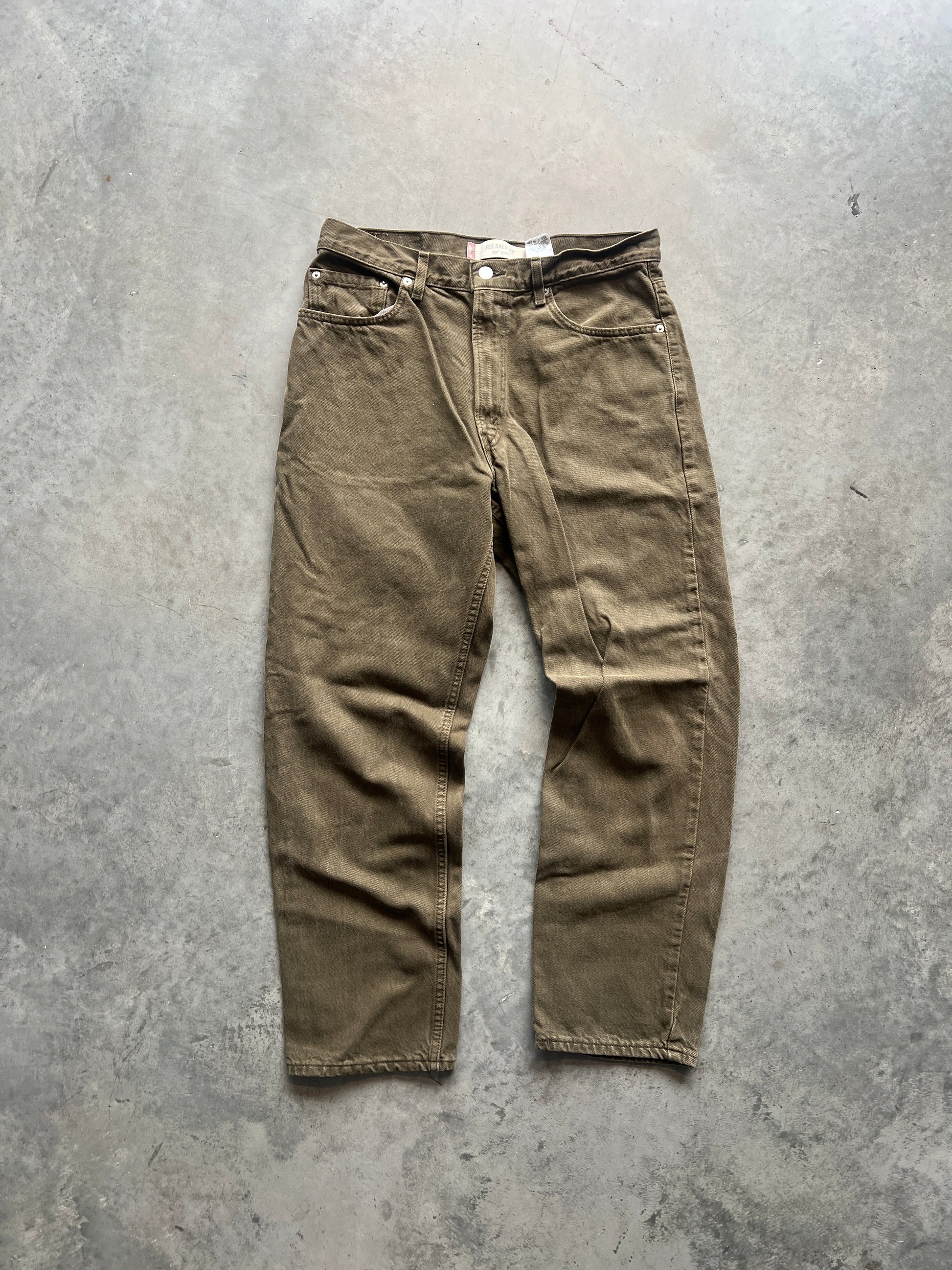 Vintage Dark Green Levi 550 Pants - 34x30