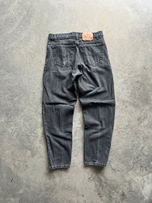 Vintage Faded Black Levi 550 Pants - 34x30