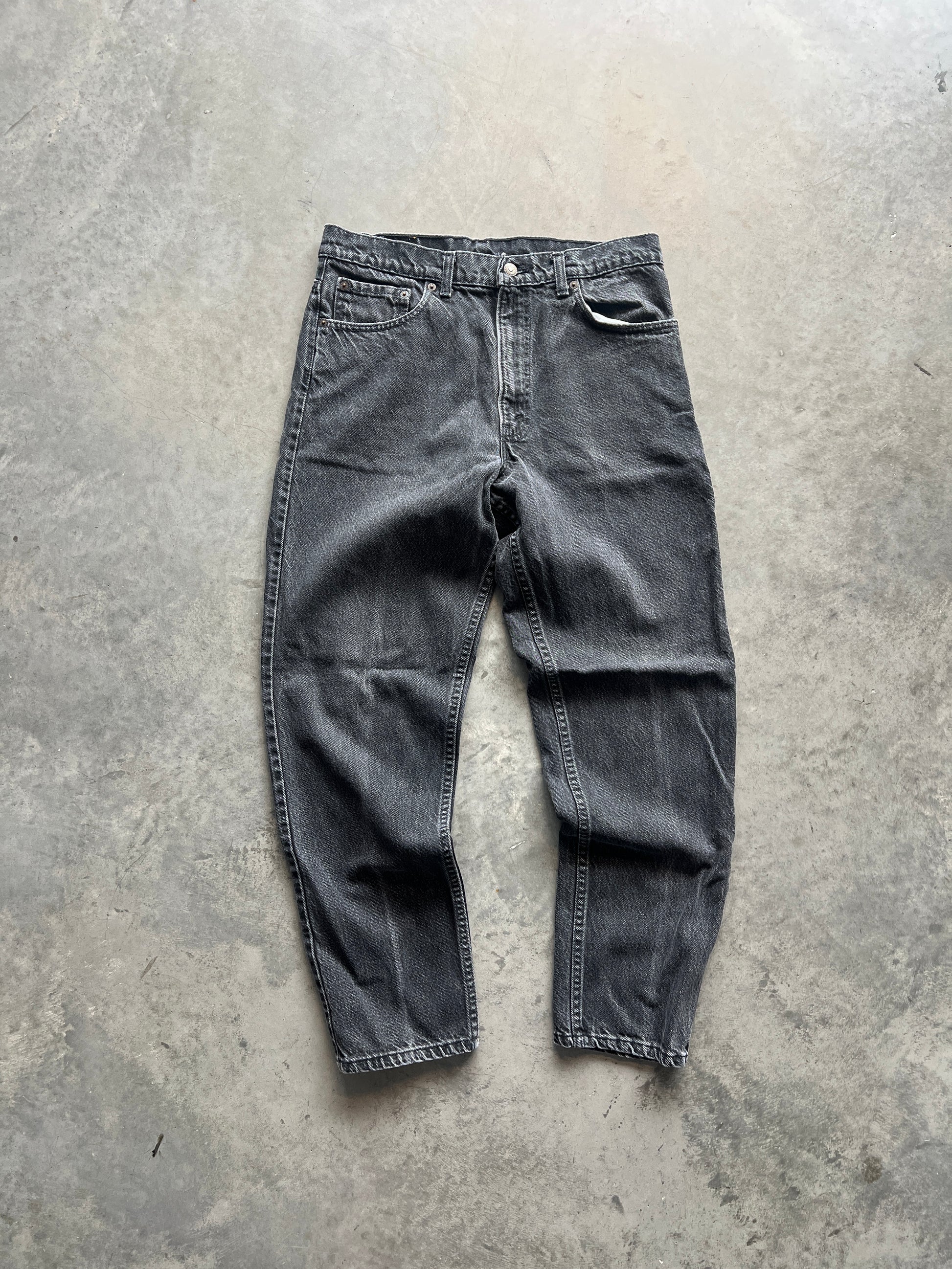 Vintage Faded Black Levi 550 Pants - 34x30