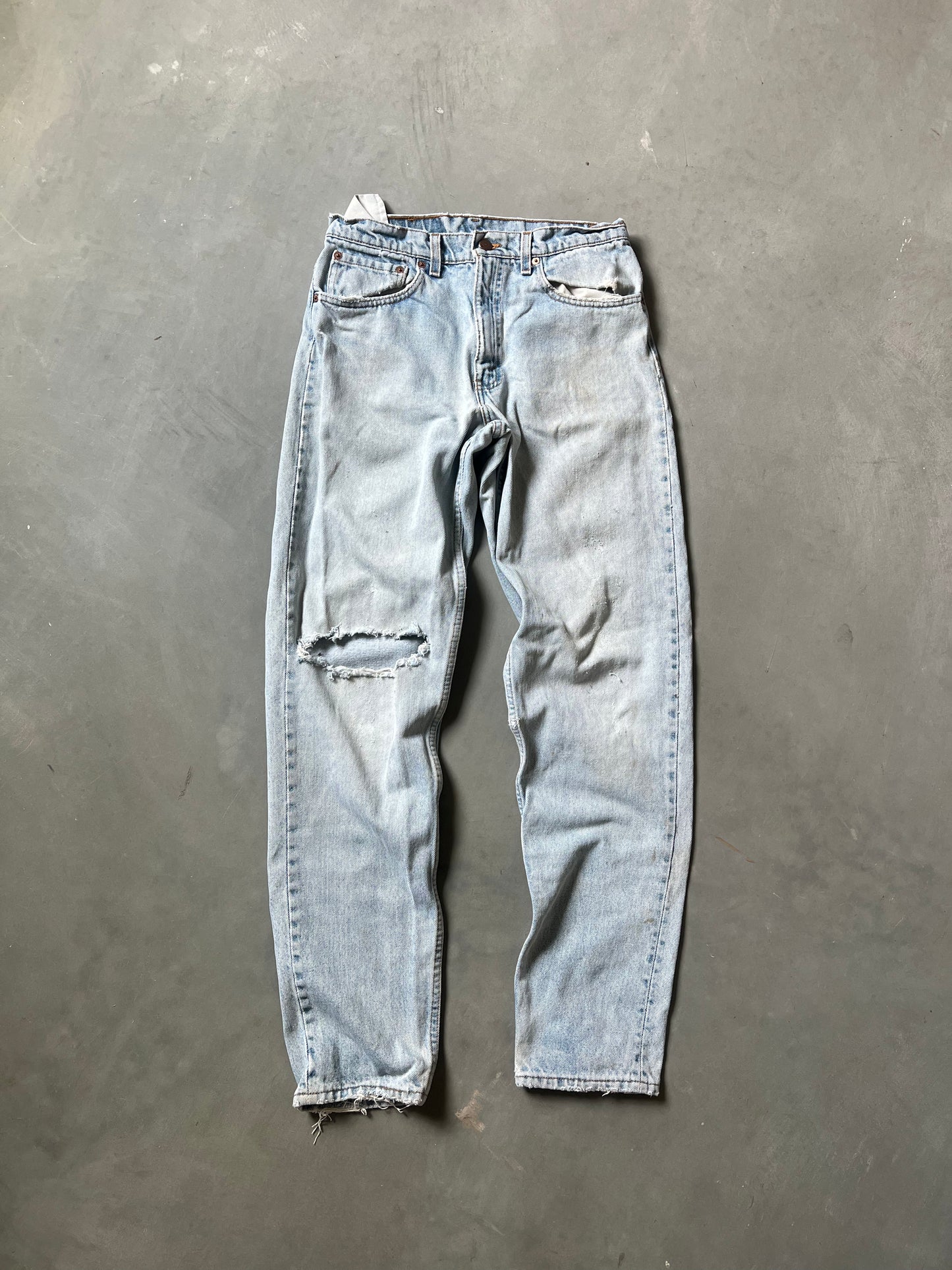 Faded Denim Blue Levi 550 Pants - 31x34