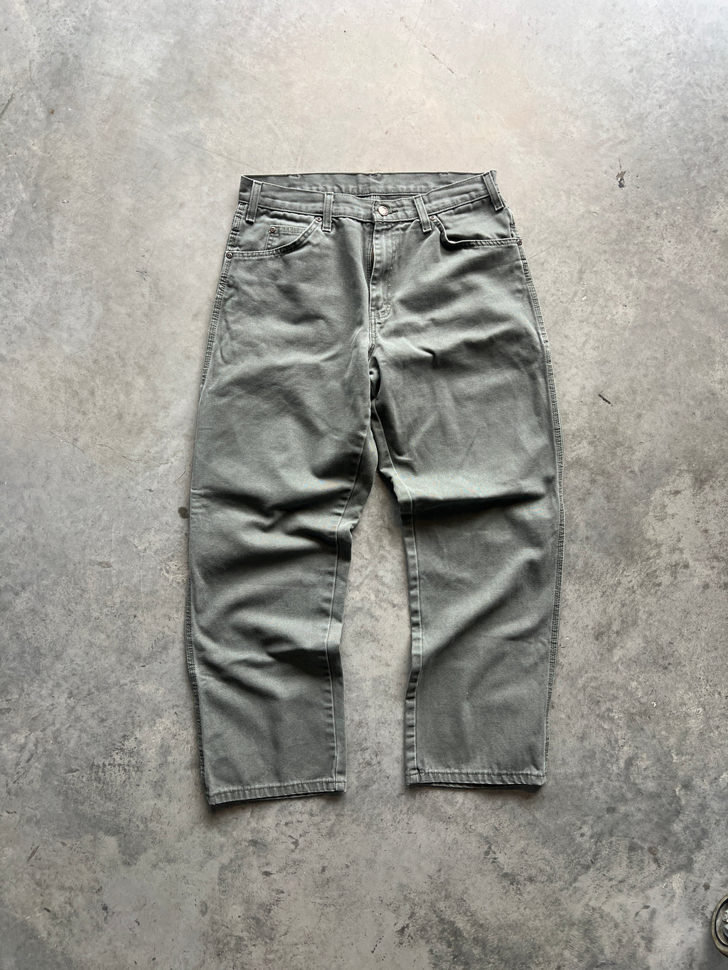Vintage Green Dickies Carpenter Pants - 34x30
