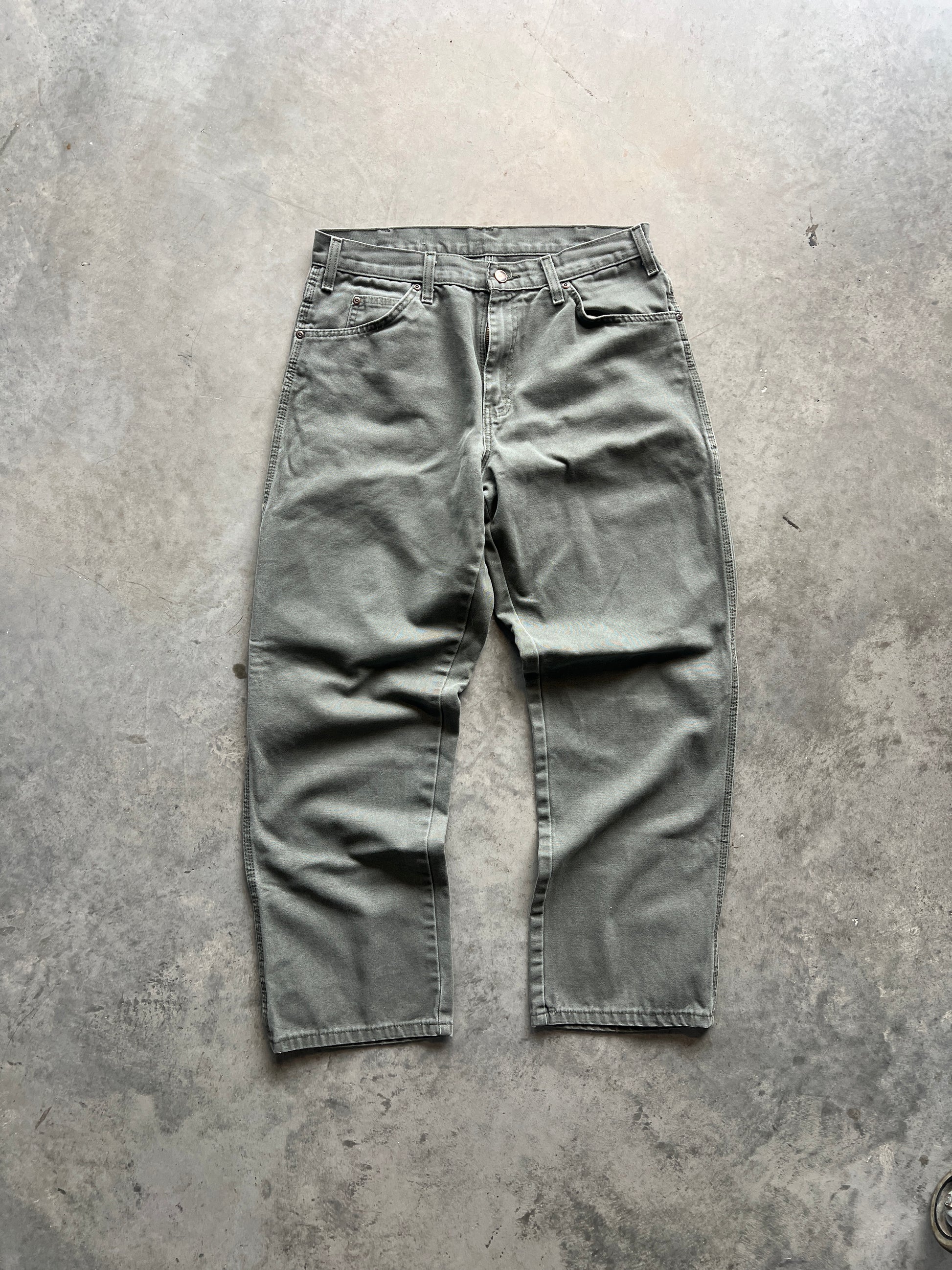 Vintage Green Dickies Carpenter Pants - 34x30