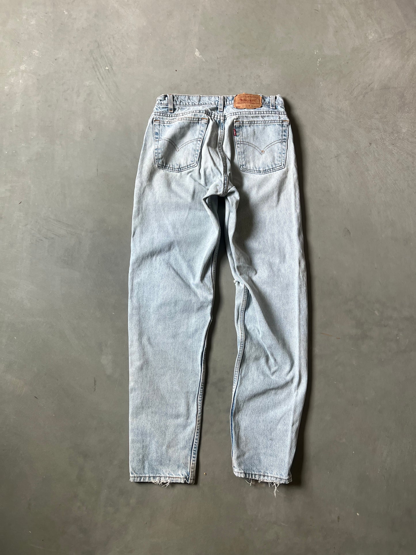 Faded Denim Blue Levi 550 Pants - 31x34