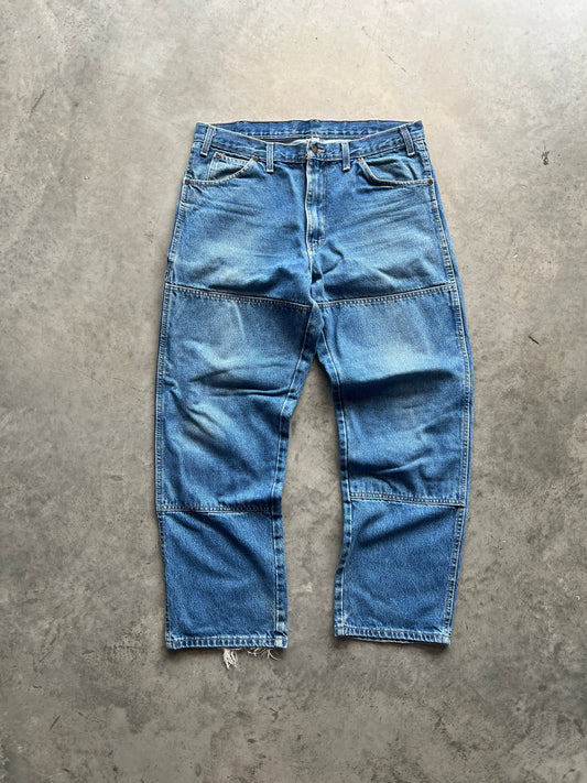 Vintage Faded Blue Dickies Pants - 34x30