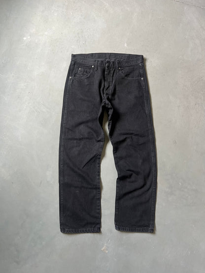 Vintage Black Wrangler Baggy Jeans - 34x30
